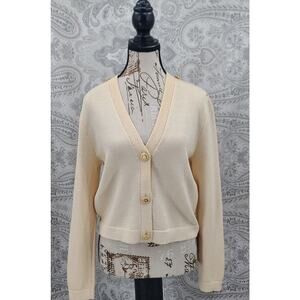 St John separates vintage made in USA cardigan Size Med Old money Quiet luxury